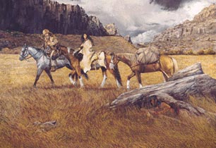 Through the Valley of the Shadow, Oil Painting